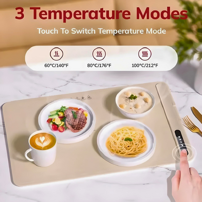 Fast Heating Food Electric Warming Tray - Keep Your Meals Warm & Ready!